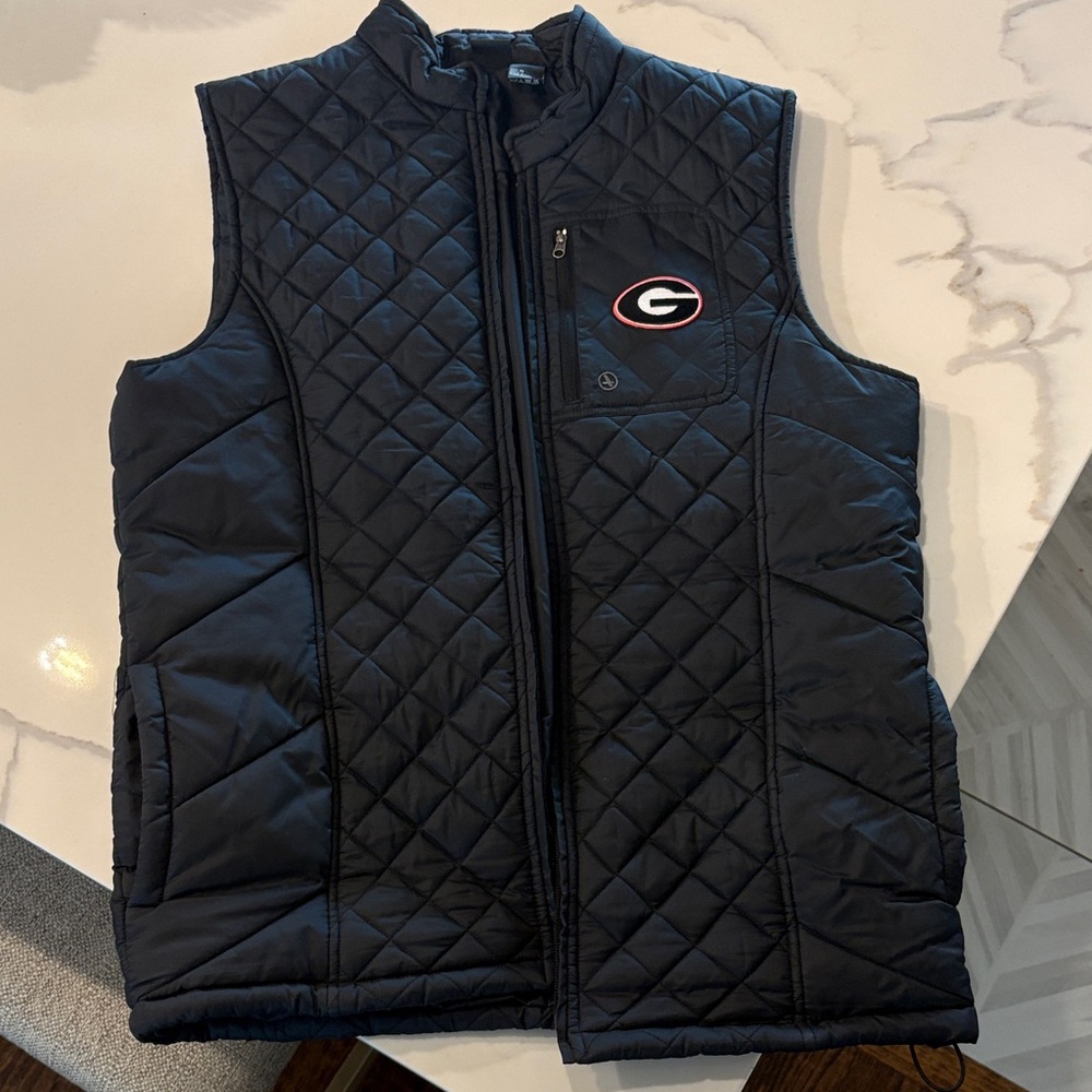 UGA Aigle Black Jacket with UGA Logo